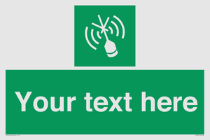 Custom sign safe condition Emergency position beacon